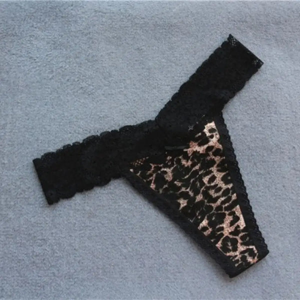 String Léopard Dentelle